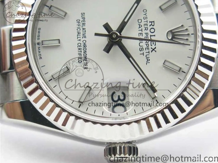 0215 Lightweight Datejust 31mm 278275 SS BP Maker Best Edition White Stick Markers Dial on SS President Bracelet 3100